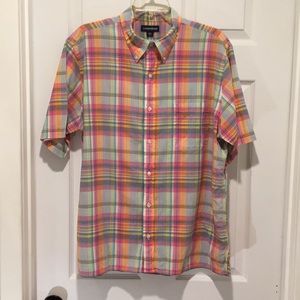 Lands End short sleeve dress shirt